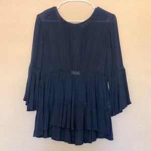 Melrose market bohemian flowy top size xs
